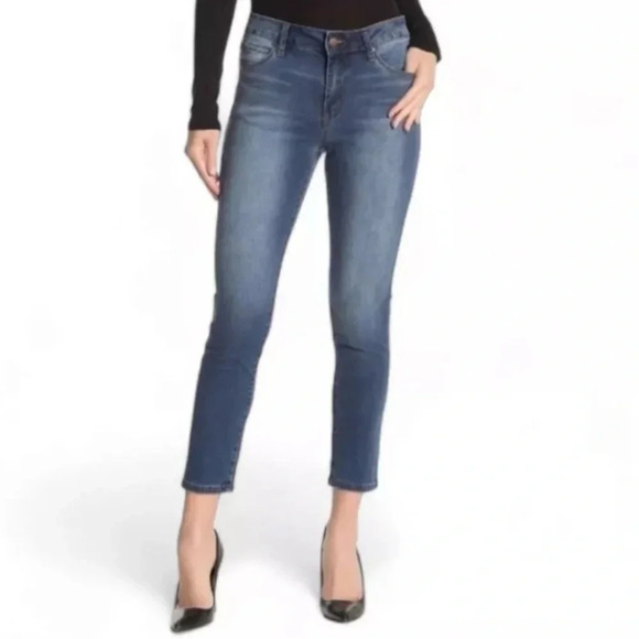 Tahari Denim - Tahari Chloe Fit Solution Skinny Denim Jeans Dark Wash Size 10/30 Women's.
